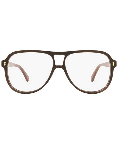 Gucci GG1044O Men's Pilot Eyeglasses .